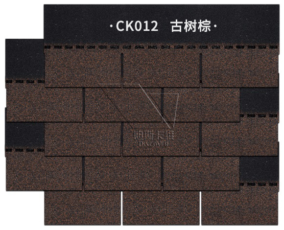 迪斯卡維單層標(biāo)準(zhǔn)型瀝青瓦古樹棕